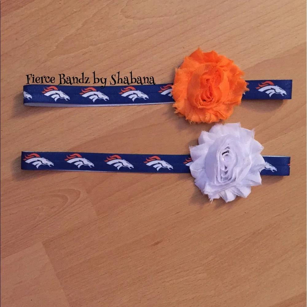 Must bundle! New Bronco headbands infants- preteen
